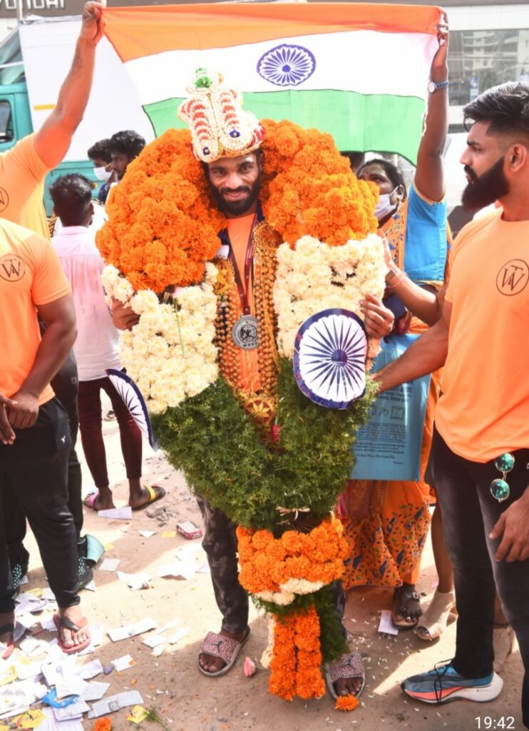 Mr. World 2017 & 2018 Title Winner R. Manikandan bags Silver Medal at 12th WORLD BODY BUILDING AND PHYSIQUE WORLD CHAMPIONSHIP 2021 held at Tashkent, Uzbekistan “This is the third time an Indian bodybuilder wins 3 international titles”