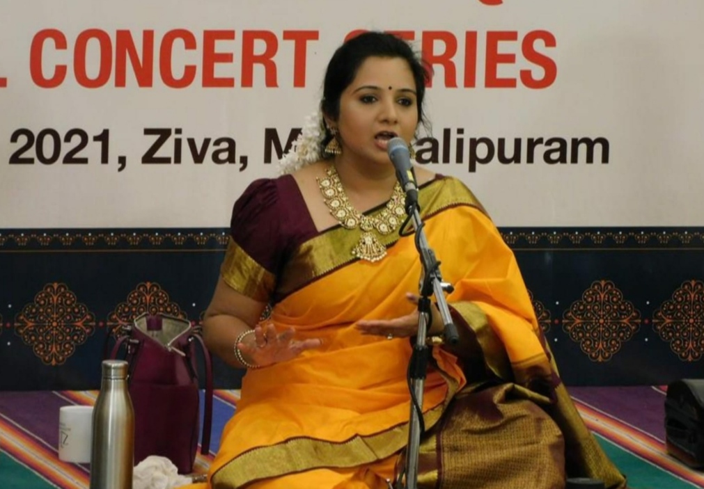 Indian Classical Singers Nithyasree Mahadevan , Mononym Mahathi and Indian Violinist Sabareesh Prabhaker performed at Arun Excello’s the Eleventh edition of Navarathri Naadha Vaibhavam