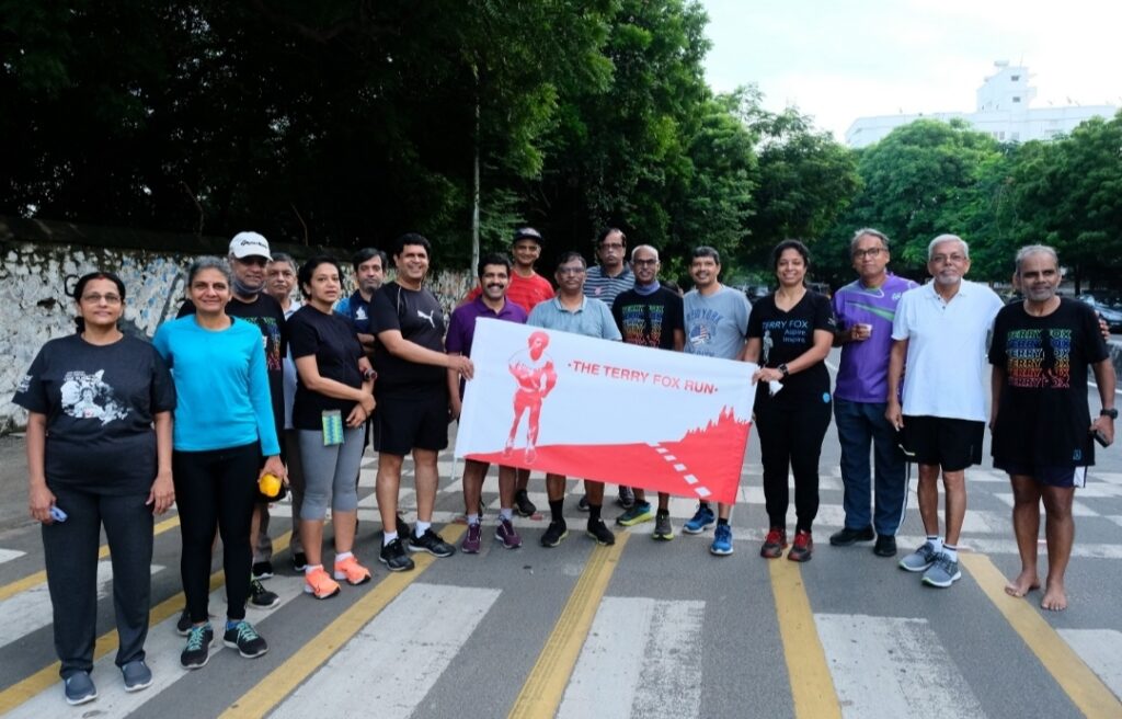 Rotary Club of Madras East presents the 13th TERRY FOX RUN CHENNAI 2021         A marathon of hope to raise funds for Cancer Research