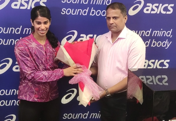 ASICS ‘ Brand Athlete Joshna Chinappa unveils Lite – Show collection in Chennai