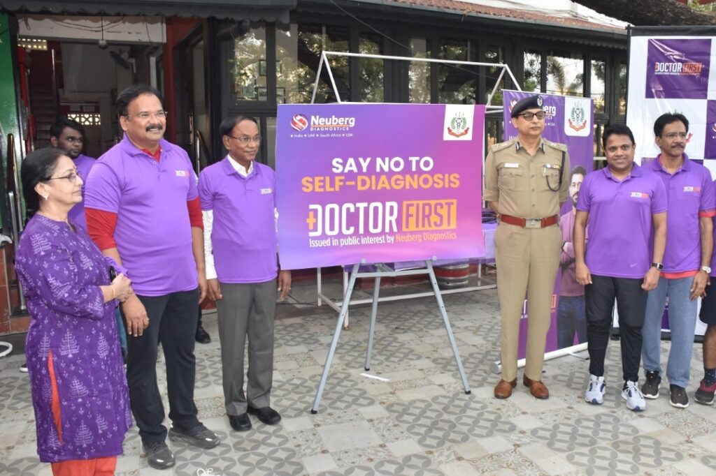 Neuberg Diagnostics organizes a walkathon in Chennai to spread awareness on the importance of “Saying No to Self-Diagnosis”