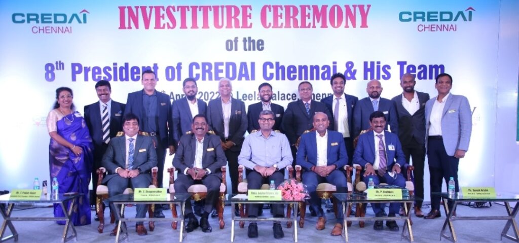 Sivagurunathan appointed as President of CREDAI Chennai