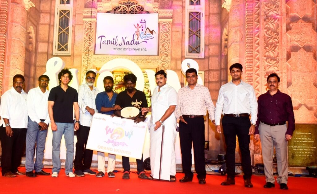 Hon’ble Minister for Tourism of Tamil Nadu Dr.M.Mathiventhan felicitates the winners of ‘WOW TAMILNADU 2021 AWARDS’ in the presence of the most prestigious jury at Government Museum, Chennai