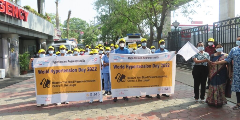 SIMS Hospital organizes an Awareness Rally in line with World Hypertension Day