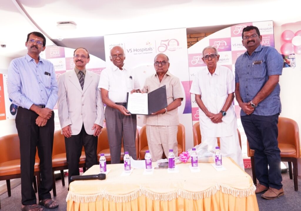 VS Hospitals launches a dedicatedCentre for Geriatric OncologyFirst Integrated Geriatric Oncology Unit in South India