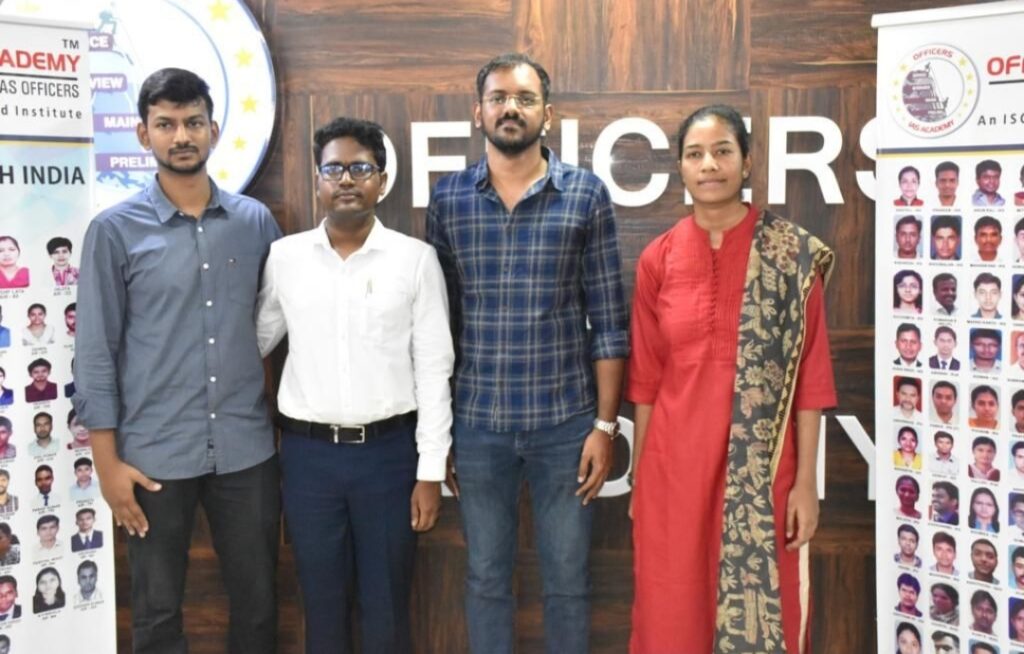 STUDENTS FROM OFFICERS IAS ACADEMY, CHENNAI SECURE TOP RANKS IN THE UPSC CIVIL SERVICES EXAM 2021