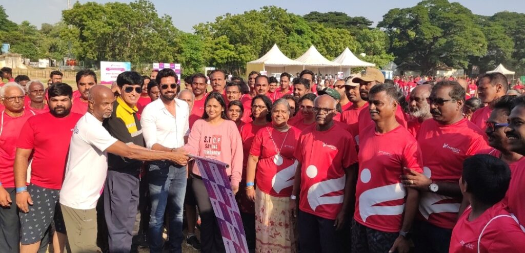 Parvathy Hospital conducted ‘Walkathon 2022’ a fitness awareness event at YMCA Chennai on 25th September 2022