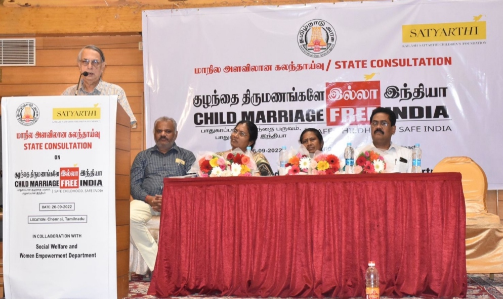 KAILASH SATYARTHI CHILDREN’S FOUNDATION CONDUCTS CONSULTATION IN TAMIL NADU AGAINST CHILD MARRIAGE