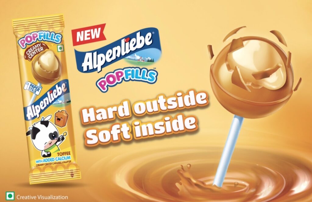 Alpenliebe launches country’s first cream filled caramel lollipop