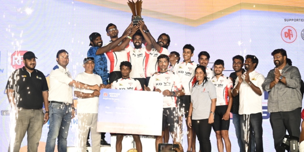 Kovai Pedals team wins the Tamil Nadu Cycling League Championship