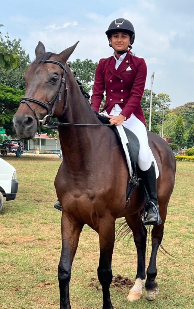 Chennai-based equestrian Samanna Everaa leads the city’s ride to success at ‘The World dressage challenge 2022 South Zone’