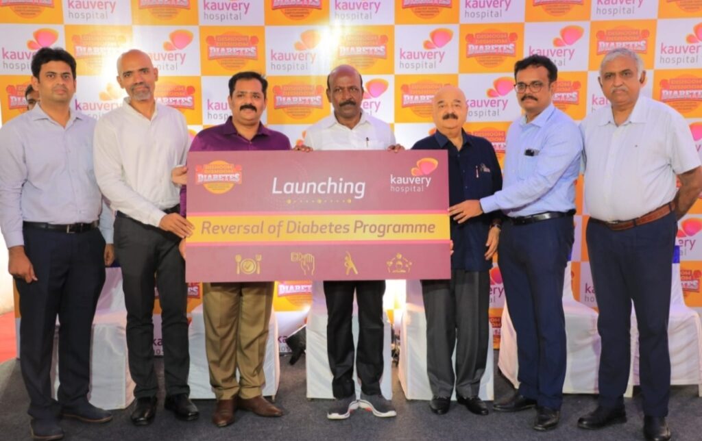 Kauvery Hospital launches Reversal of Diabetes Programme Thiru Ma Subramanian, Minister of Health and Family Welfare Tamil Nadu launched the programme