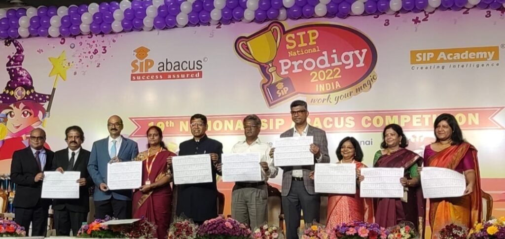 Chennai hosts the prestigious SIP Abacus National Prodigy 2022 Around 3800 kids from across the country battled it out for the title