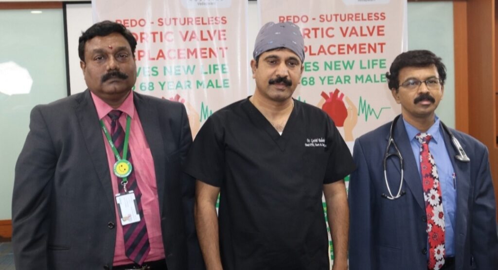 High-risk Heart surgery saves life of 68-year-old farmer at Fortis Hospital Vadapalani