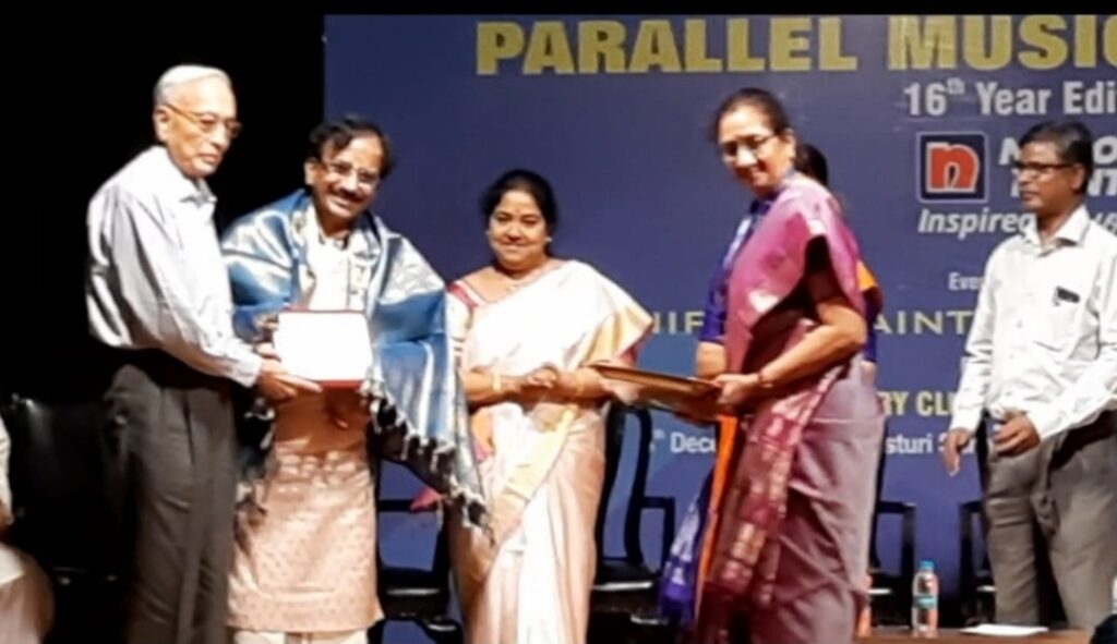 The concept of Parallel Music was an inspiration derived from former President Dr.Abdul Kalam. When he was invited to preside over the platinum Jubilee of the Music Academy in December 2002, 