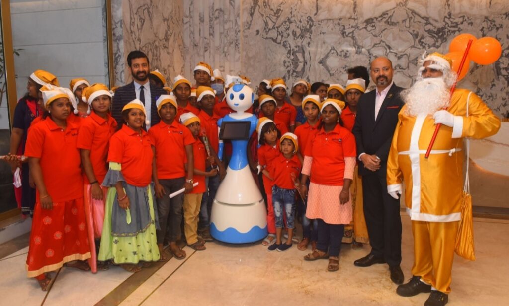 Radisson Blu Hotel GRT Chennai in association with Good Life Centre a Charitable Organization recognized by Government of Tamil Nadu celebrated Christmas Eve