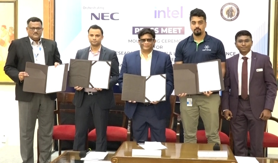 AVIT, VMRF(DU) signs MoU with NEC Corporation India and Intel Technology India Private Limited for enabling learning for students