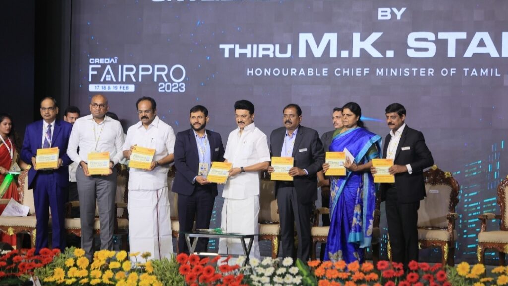 Hon’ble Chief Minister M K Stalin Unveils CREDAI Chennai’s Vision Document “Tamil Nadu Real Estate Vision 2030 “