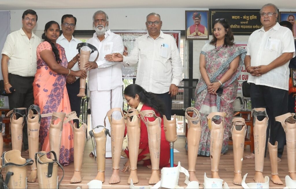 On the occasion of 70th Birthday Celebrations of Hon’ble Chief Minister Shri. M.K. Stalin, Adinath Jain Trust, Choolai, Chennai empowers 600 differently abled and underprivileged people with free prosthetic aids worth Rs. 30 Lakhs