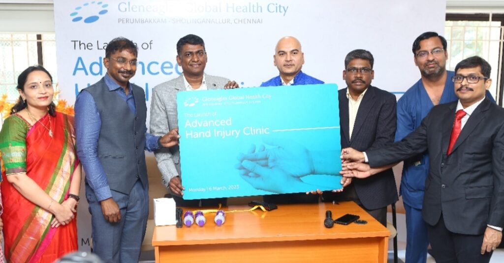 Gleneagles Global Health City launches 24×7 Advanced Hand Injury Clinic