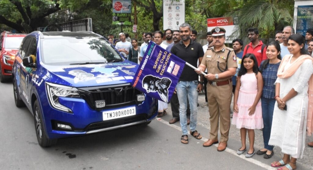 A Coimbatore based Businessman, an Ultra Cyclist and a Marathon runner, GD Vishnu Raam embarks on a quest to cover 12,500 + Kms on an Epic drive to four corners of India – Kanyakumari – Tezu – Leh – Koteshwar on his indigenous Mahindra XUV 700 in 14 days, beginning May 28th 2023.