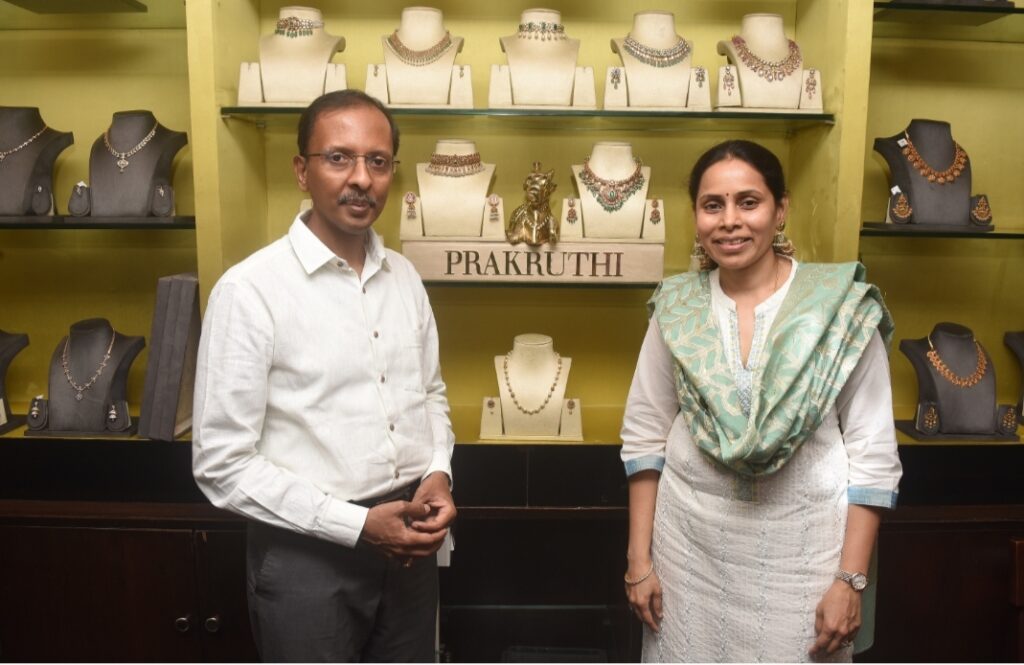 Honoured to be a part of Sengol installation history: say Prakruthi Vummidi Bangaru family members at their store in Adyar, Gandhi Nagar