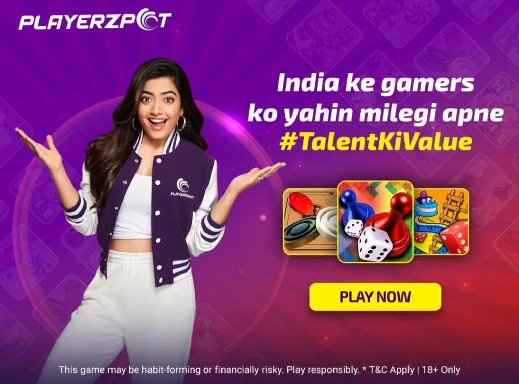 PlayerzPot launches new campaign #TalentKiValue with brand ambassador Rashmika Mandanna