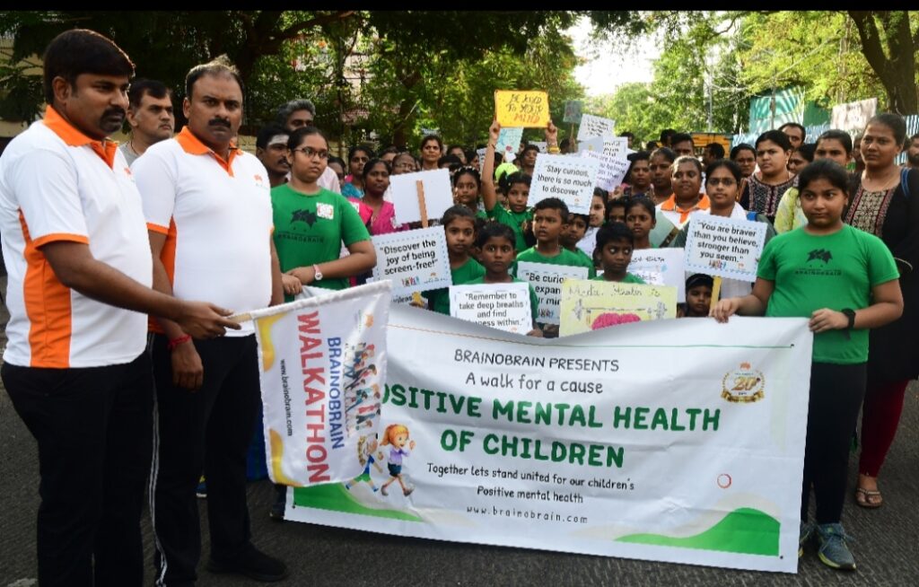 Brainobrain’s Walkathon for Mental Health of Children Attracts 500+ Participants 