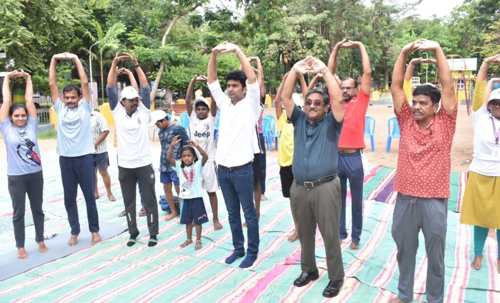 M.V. Hospital for Diabetes organized Health Check-up Camp for public to create awareness for general wellbeing