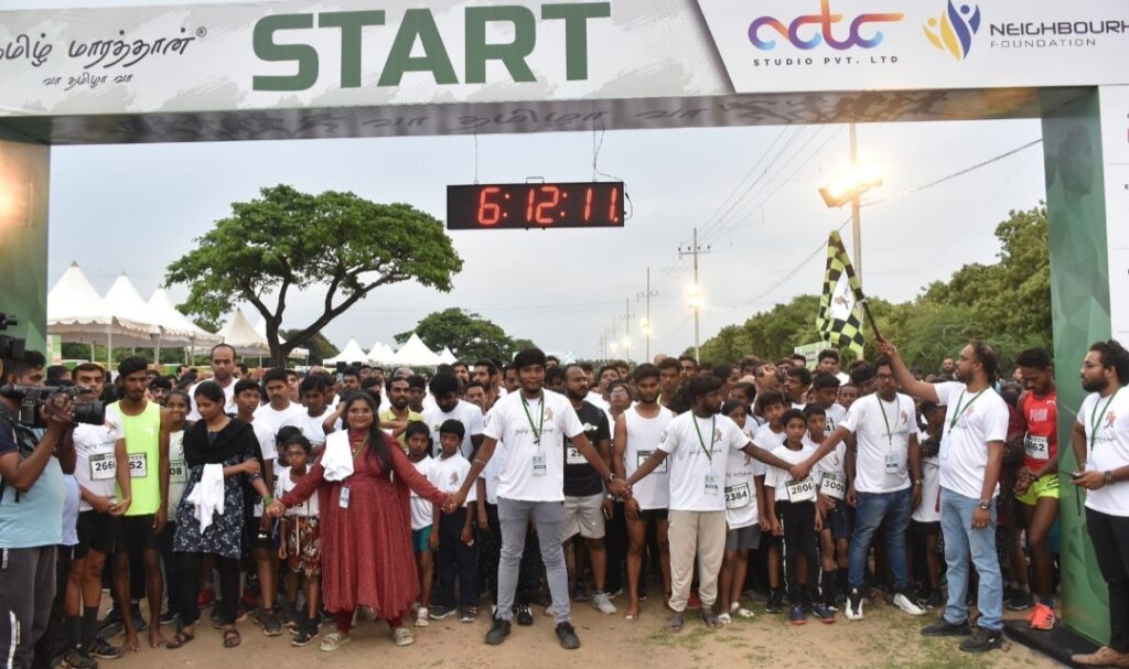 3rd Edition of Tamil Marathon attracts 10,000 participants