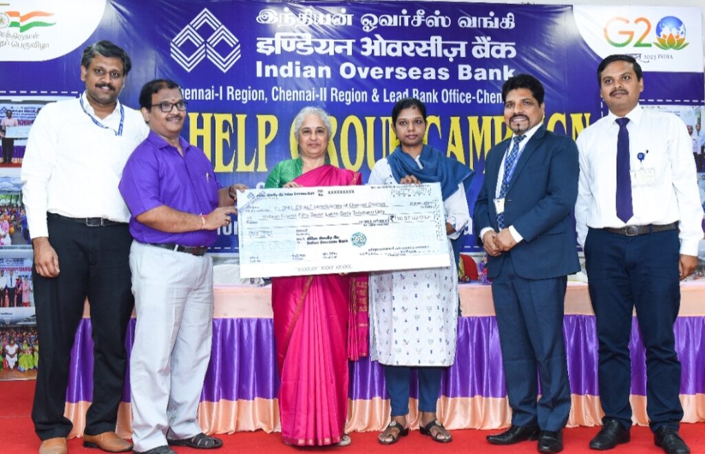 Indian Overseas Bank empowers Self-Help Groups in Tamil Nadu