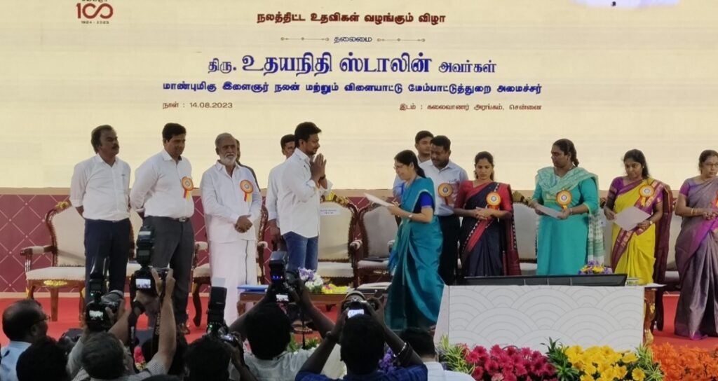 Thiru Udhayanidhi Stalin, the Minister for Youth Welfare & Sports Development