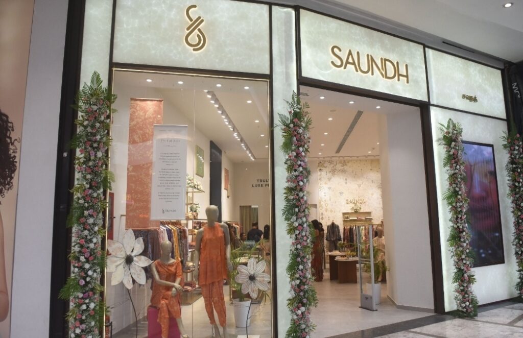 Saundh India launches its latest store in Chennai at Phoenix MarketCity with their new Pre–Fall 2023 collection, Evermore.