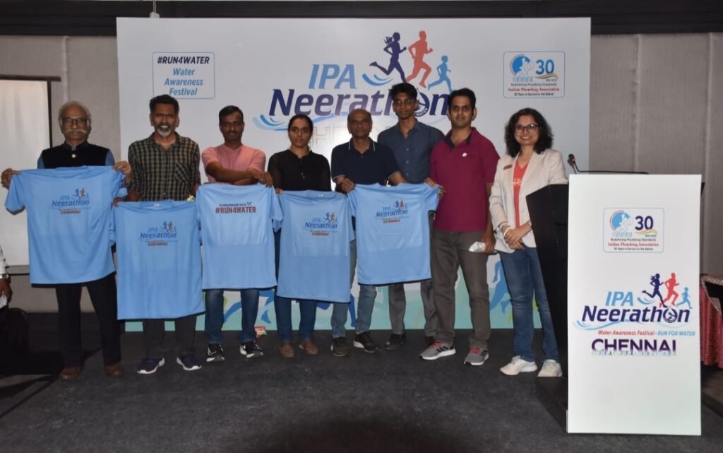 IPA Neerathon a Run for Water and Water Awareness Festivalfor spreadingWater Conservation Awareness to be held in Chennai on Sep 3, 2023