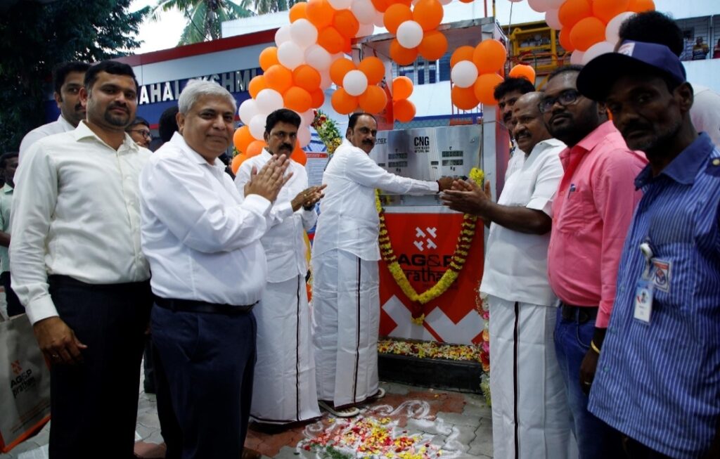 AG&P Pratham strengthens its natural gas network in Kanchipuram by inaugurating 2 new CNG Stations