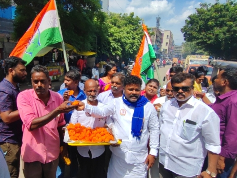 தமிழ் நாடு காங்கிரஸ் எஸ்.சி.துறை எம்.பி. ரஞ்சன் குமார் மாநிலத் தலைவர் அவர்கள் போட்டி