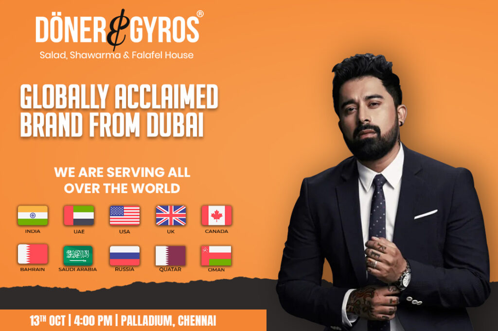 Phoenix Marketcity Welcomes Renowned Television Personality Rannvijay Singha for the Grand Launch of Doner and Gyros Restaurant