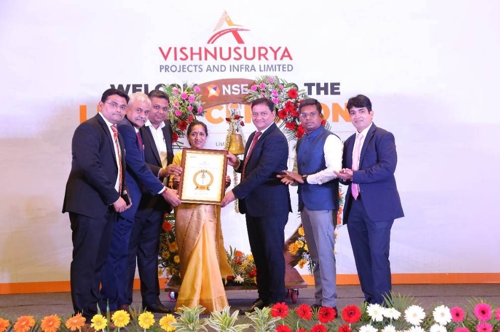 Vishnusurya Projects IPO Lists on NSE Emerge; Raises about Rs. 50 Crore