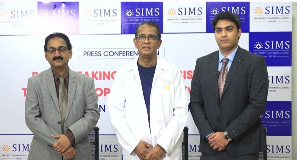 SIMS Hospital’s Doctors Use New Methods to Remove Tumour in Elderly PatientsA Remarkable Medical Advancement in Video-Assisted Thoracoscopic Surgery by the SIMS ICAD team