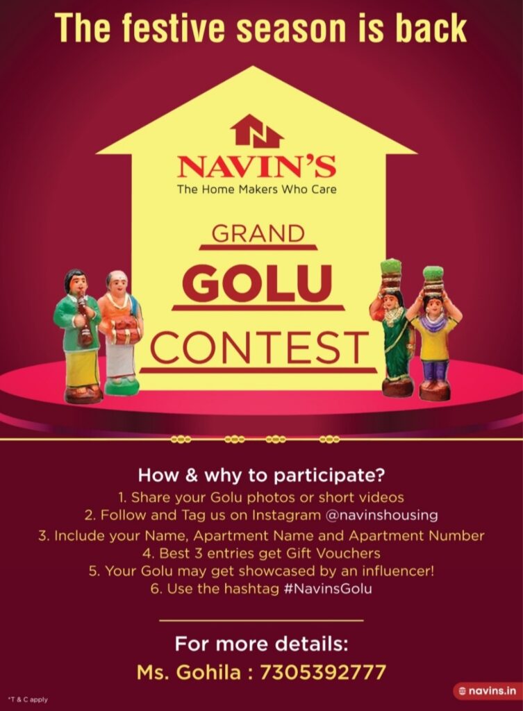 Celebrating Navaratri with Elegance and Tradition, Navin’s Announces Exciting Navaratri Golu Contest