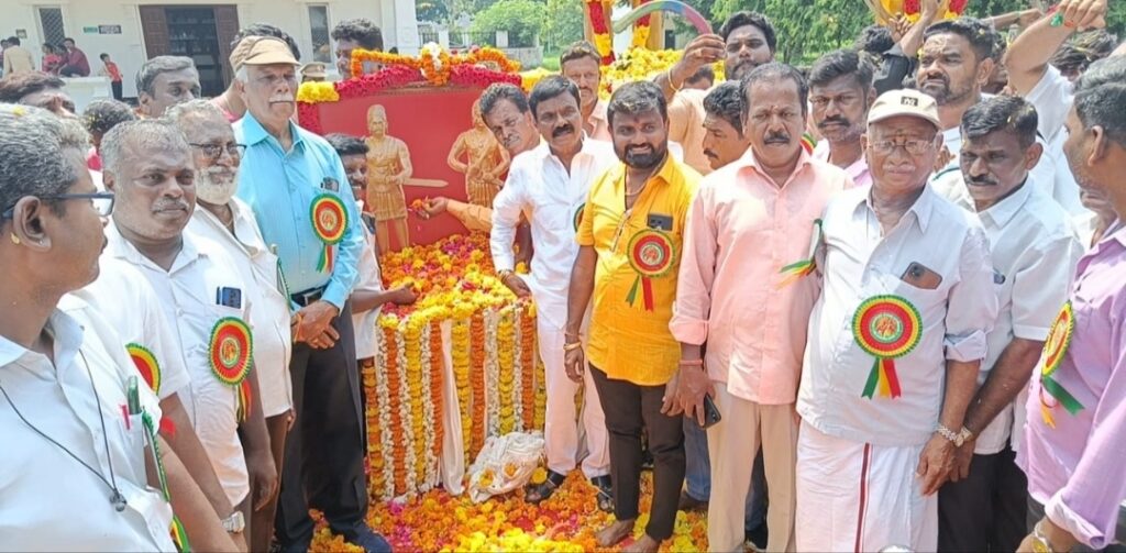 சென்னை மாவட்ட மாமன்னர் மருது பாண்டியர் மற்றும் அகமுடையார் சங்கங்களின் கூட்டமைப்பு சார்பாக, Lion Dr. A.V. குமரேசன் தலைமையில்,