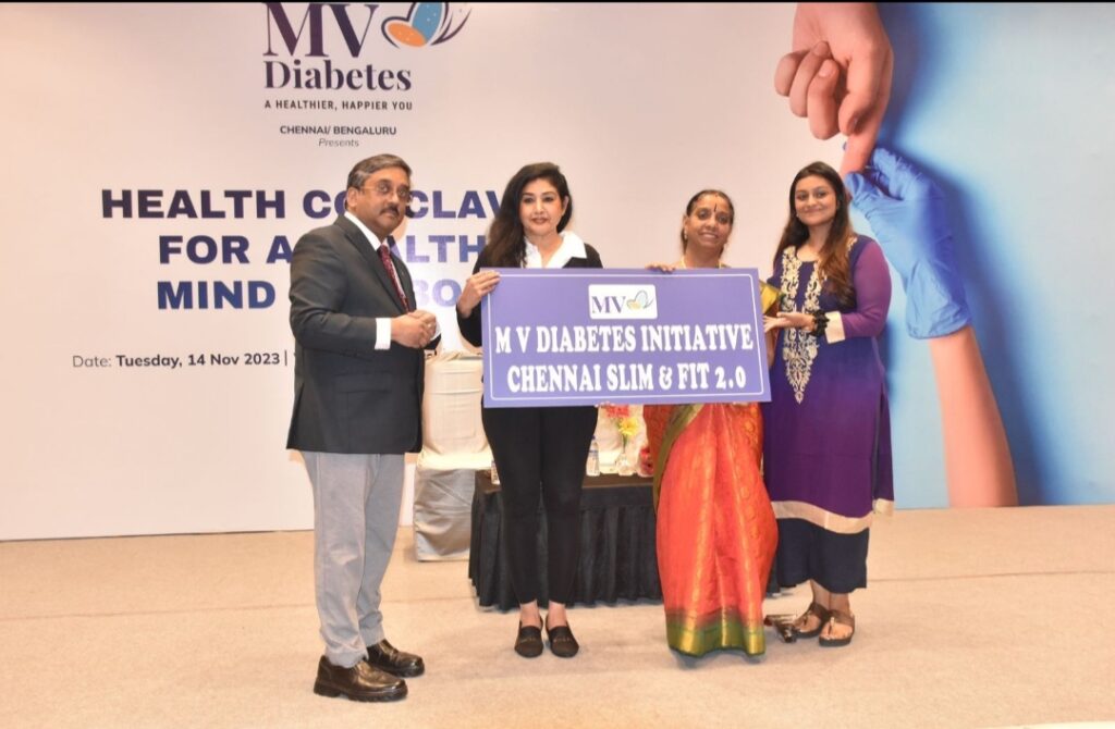 M.V. Diabetes and Prof. M Viswanathan Diabetes Research Centre Unveil “Chennai Slim & Fit 2.0” on World Diabetes Day 2023