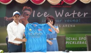 Official Launch of the brand “Ice Water in your veins – Sports Arena” and Announcement of Partnership with Tamil Nadu Pickleball Association by Express Avenue.