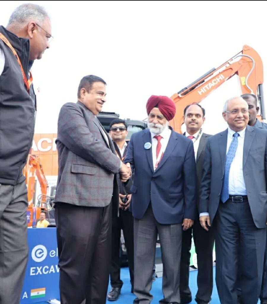 Electric Excavators Light up the Future at the Tata Hitachi Pavilion at EXCON 2023