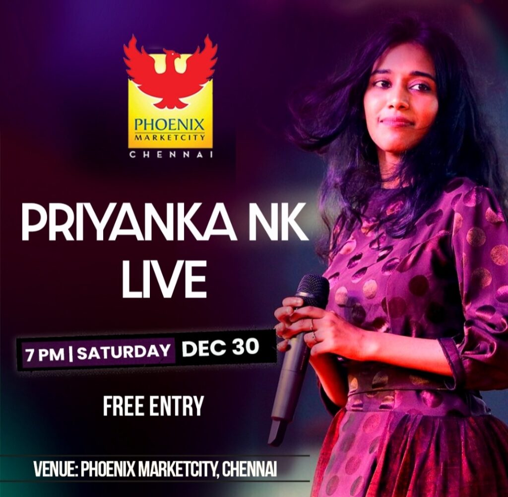 A Harmonious New Year’s Eve Extravaganza: Priyanka NK and Nikhil Mathew Live in Concerts at Phoenix Marketcity