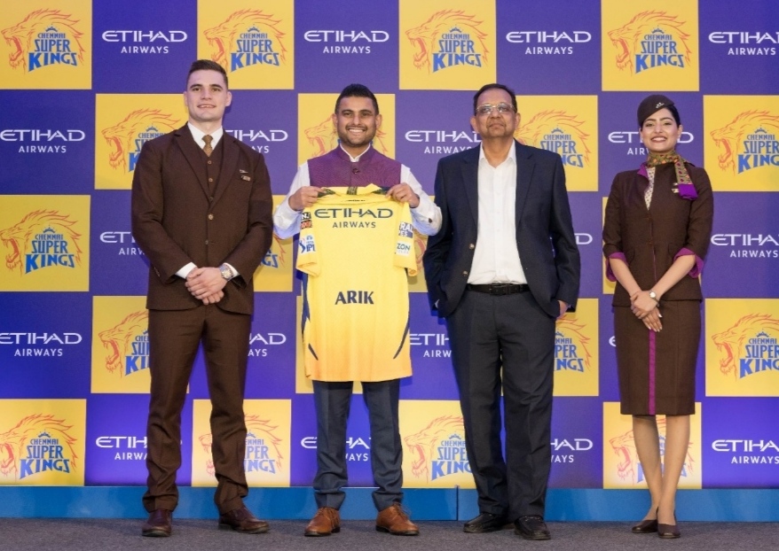 ETIHAD AIRWAYS TAKES FLIGHT AS OFFICIAL SPONSOR OF CHENNAI SUPER KINGS