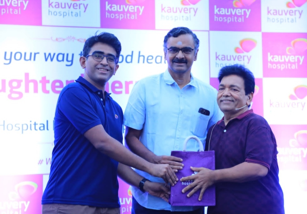 Laughter Yoga Therapy by Kauvery Hospital Alwarpet throws light on Stress Management, observing World Kidney Day