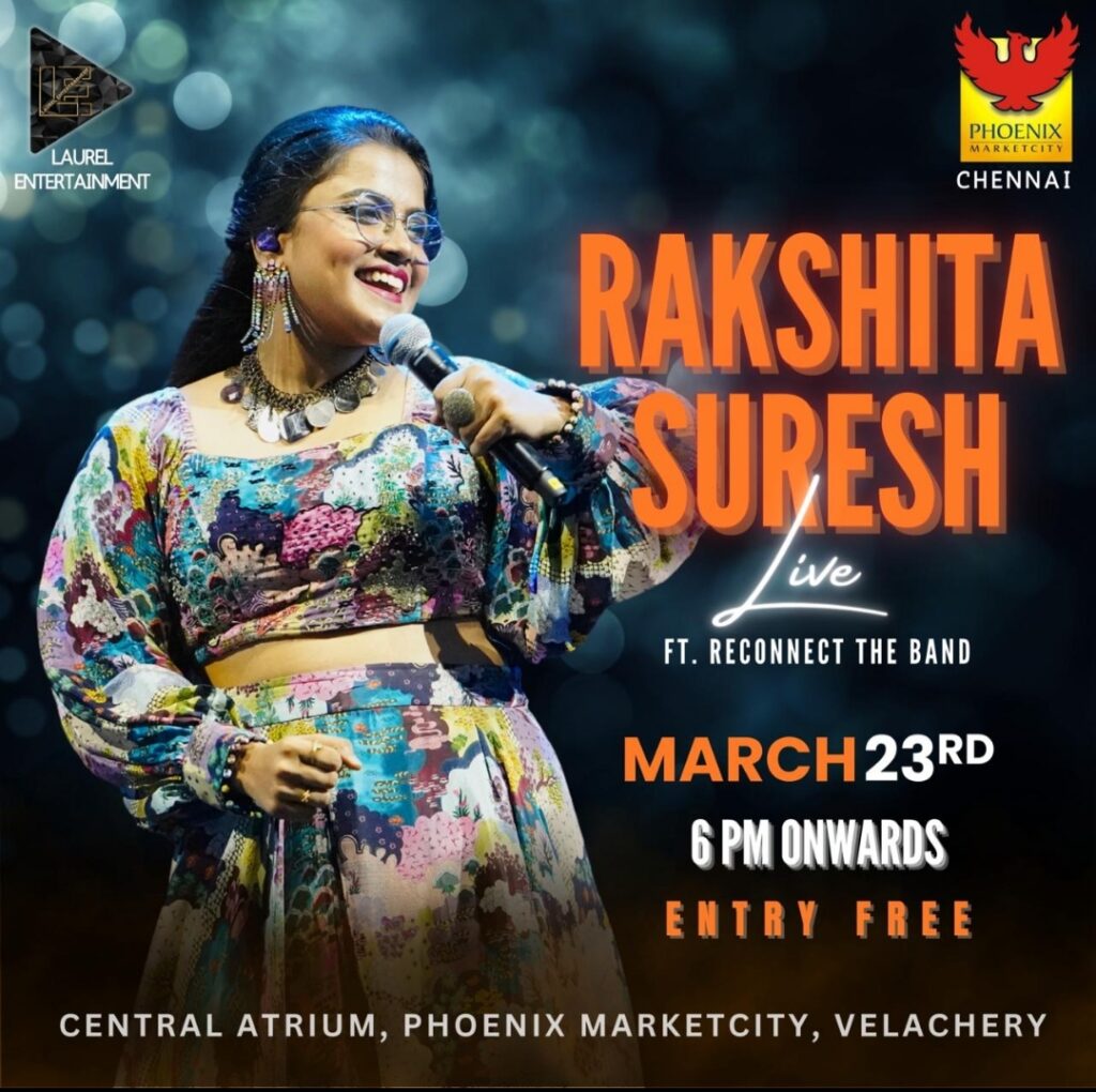 Experience the Enchantment of Live Music: Rakshita and Band Live in Concert at Phoenix Marketcity