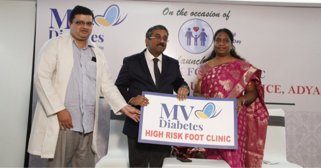 High Risk Feet- Saving the Feet of people with Diabetes:A novel initiative of MV Diabetes at Adyar