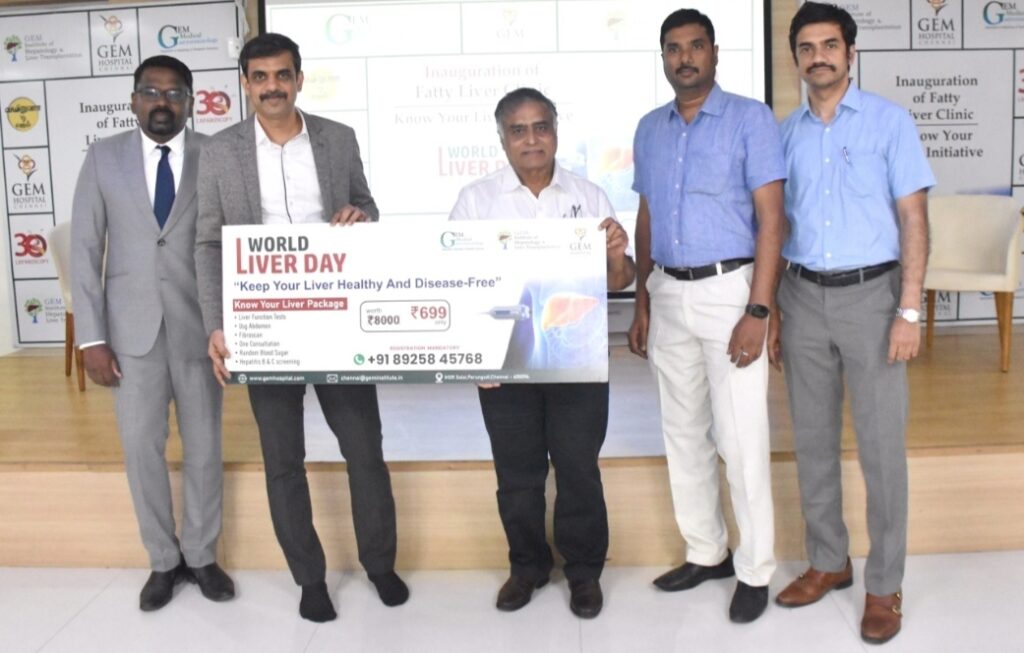 GEM Hospital Inaugurates Fatty Liver ClinicFree Liver Camp till 4th May 2024Launch of ‘Know Your Liver’ Initiative